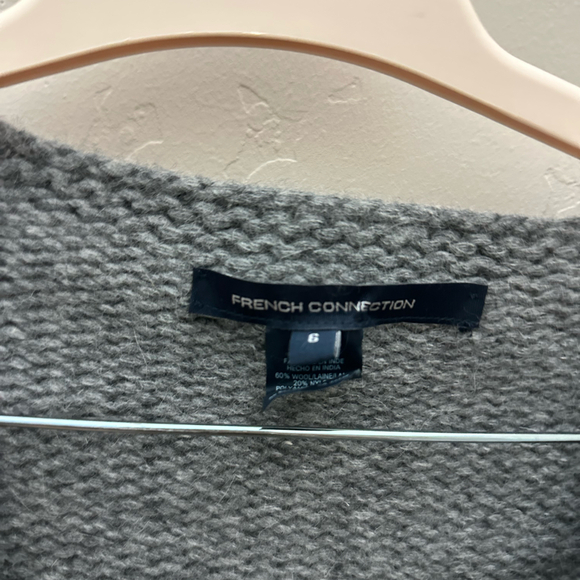 French Connection Gray Sweater Dress - Picture 2 of 3